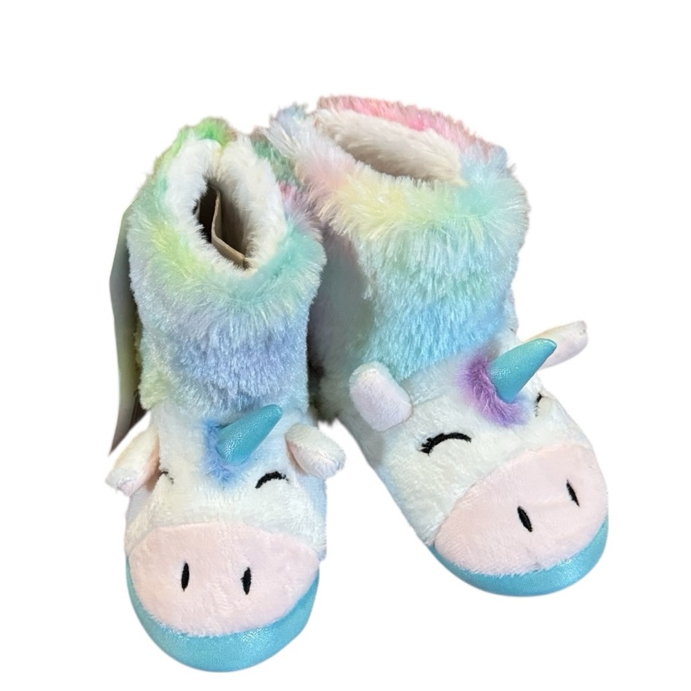 Kids Unicorn Plush Slippers